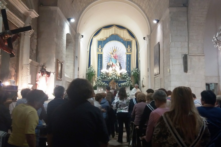 La Madonna del Rosario nella chiesa dello Spirito Santo. <span>Foto Gianluca Battista</span>