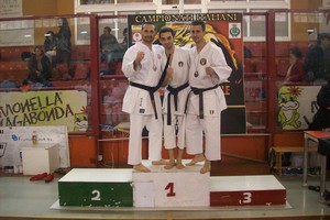 Gli atleti della Shinjukan Dojo