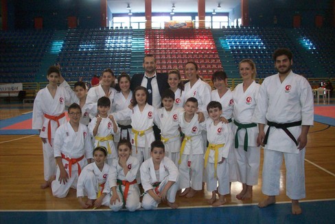 Gli atleti della Shinjukan Dojo