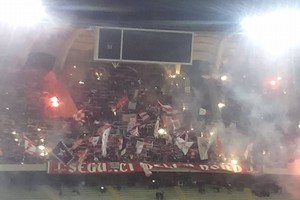 La curva Nord di Bari