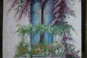 Uno dei quadri di Pina Demartino. <span>Foto Pina Demartino</span>