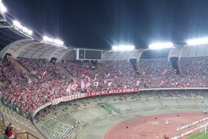 La curva Nord di Bari