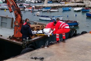 L'esercitazione al porto di Giovinazzo