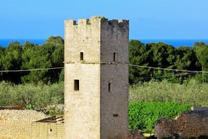 Torre delle Pietre Rosse prima del restauro