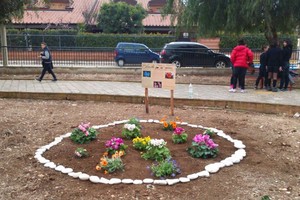 L'aiuola del giardino Baden-Powell
