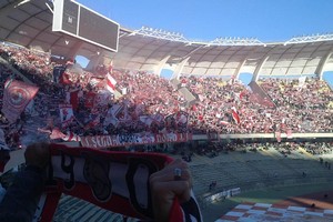 La curva Nord di Bari
