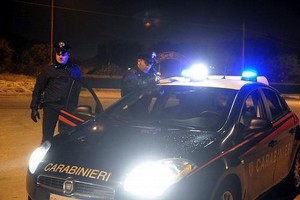 L'intervento dei Carabinieri