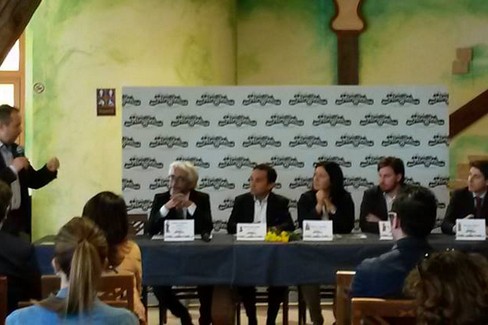 La conferenza stampa di ieri. <span>Foto Lucrezia D'Ambrosio</span>