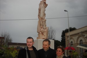 L'inaugurazione avvenuta in piazza Risorgimento