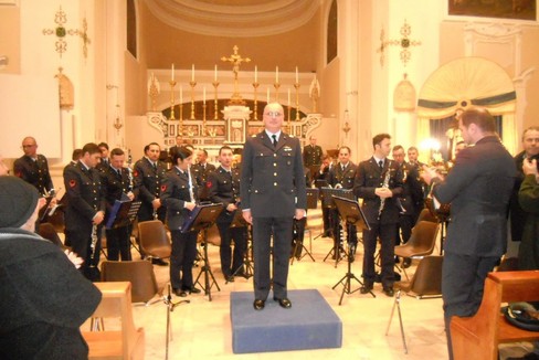 Il saluto finale della Fanfara. <span>Foto Gianluca Battista</span>