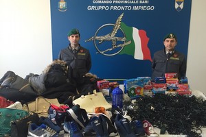 Il sequestro della Guardia di Finanza