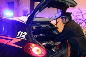 L'intervento dei Carabinieri