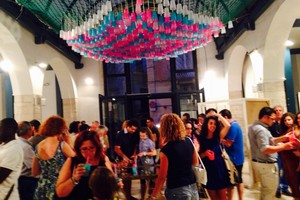 Un momento del vernissage. <span>Foto Marzia Morva</span>