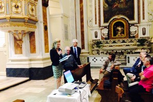 Un momento della conferenza. <span>Foto Marzia Morva</span>