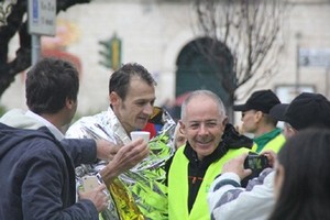 La maratona all'arrivo