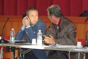 Il sindaco Depalma e Favuzzi