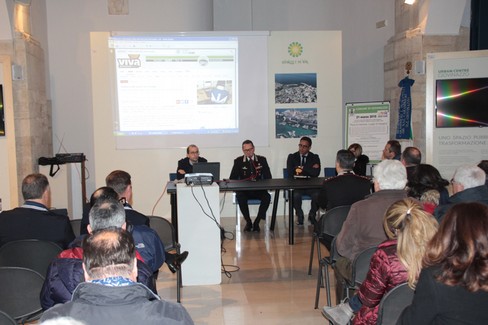L'incontro con il comandante provinciale Molinese