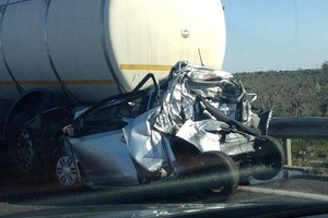 L'incidente sulla strada statale 16 bis