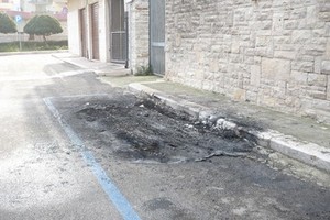 L'incendio avvenuto in piazzale Leichardt