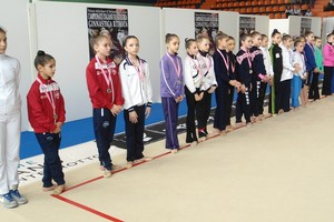La premiazione a Terranuova. <span>Foto federginnastica.it</span>