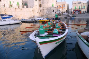 Tutto pronto per la Regata dei Gonfaloni 2015. <span>Foto Gianluca Battista</span>