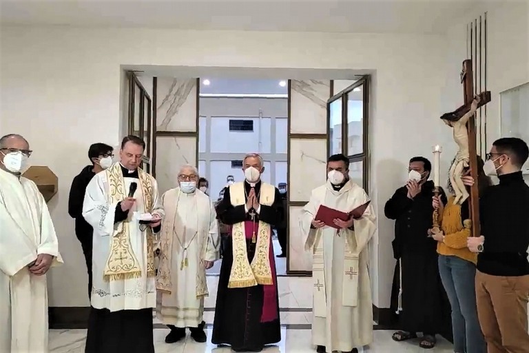 Monsignor Cornacchia all'Immacolata