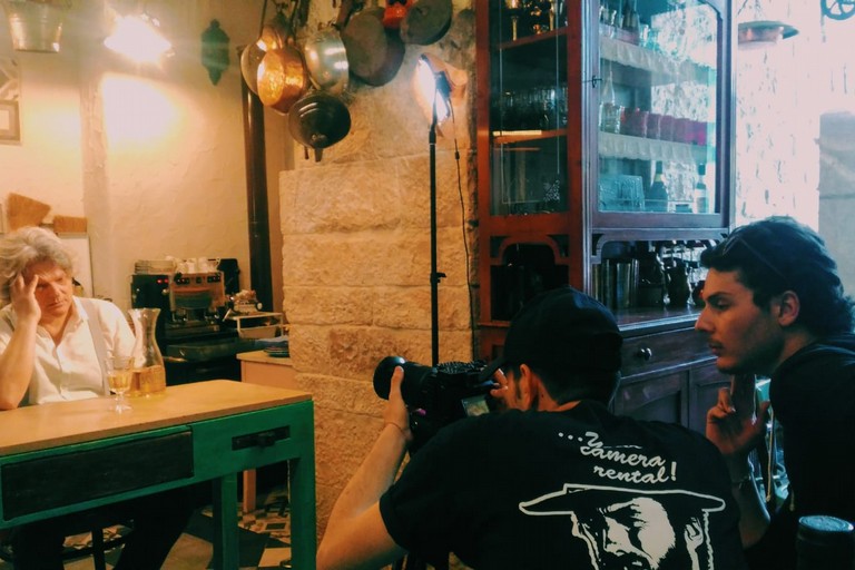 Sul set del videoclip Noi del Sud