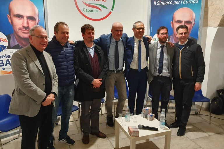 Nunziante con Depalma ed altri cinque sindaci