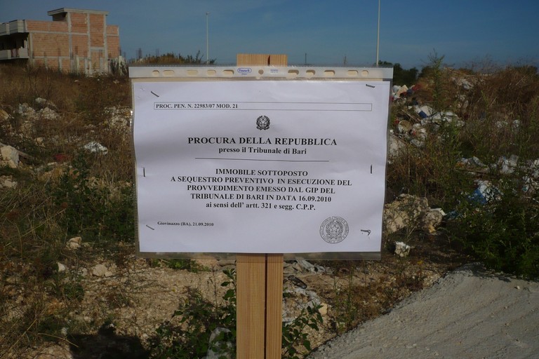 Il sequestro dell'area artigianale D1.1