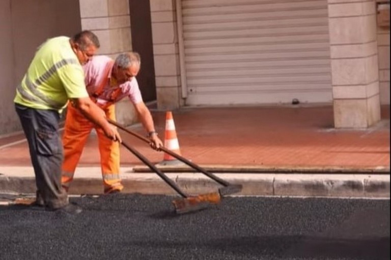 Cantiere passaggi pedonali rialzati