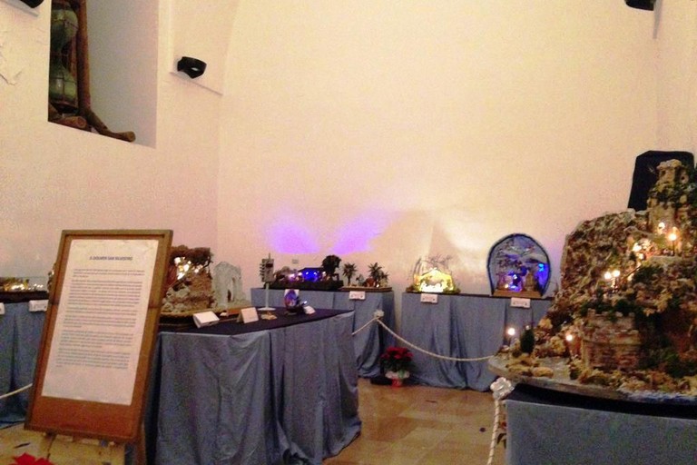 La Sala Clessidra con i presepi. <span>Foto Marzia Morva</span>