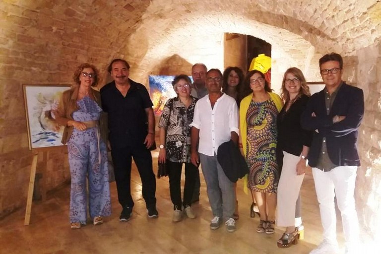 Foto di gruppo nelle Sale del Bastione
