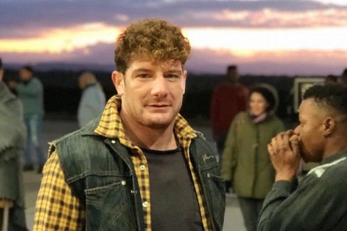 Fabio Scaravilli sul set
