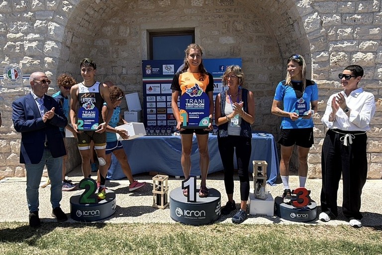 Il podio femminile. <span>Foto Ufficio stampa </span>