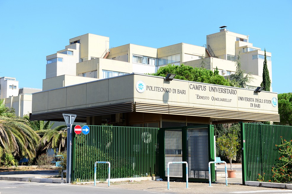 L'ingresso del Politecnico di Bari