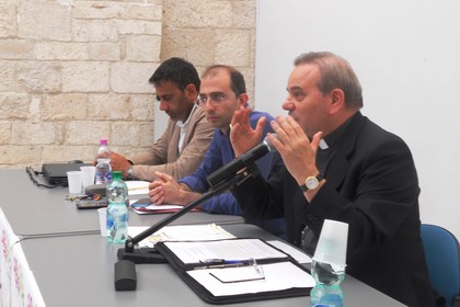 L'intervento di Mons. Martella. <span>Foto Gianluca Battista</span>