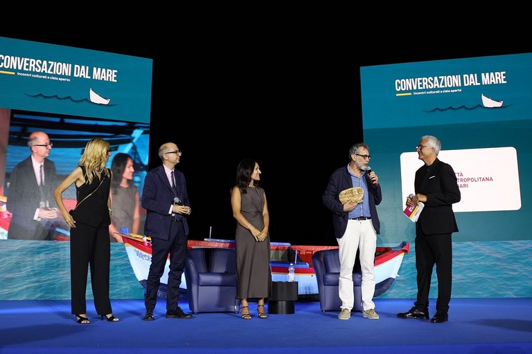 Conversazioni dal mare 2026 - premiazione Formigli. <span>Foto Ufficio stampa </span>