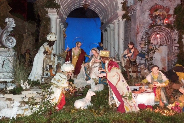 Il presepe di Saverio Amorisco. <span>Foto Gianluca Battista</span>