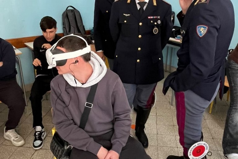 Progetto METI Ipsia Banti. <span>Foto Polizia di Stato</span>