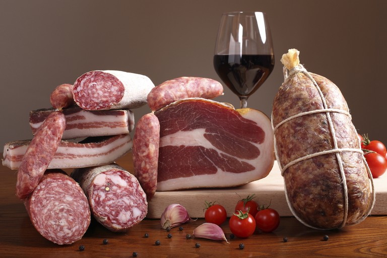 Salumi e vino