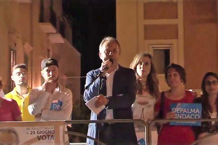Tommaso Depalma con i suoi ragazzi