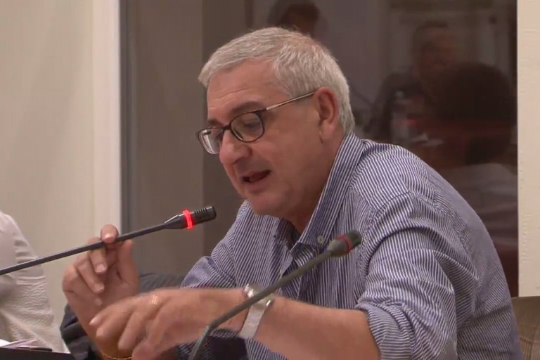 Vincenzo Castrignano in Consiglio comunale