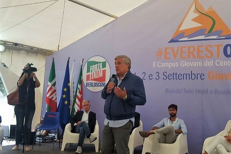 Antonio Tajani ad Everest. <span>Foto Everest017</span>