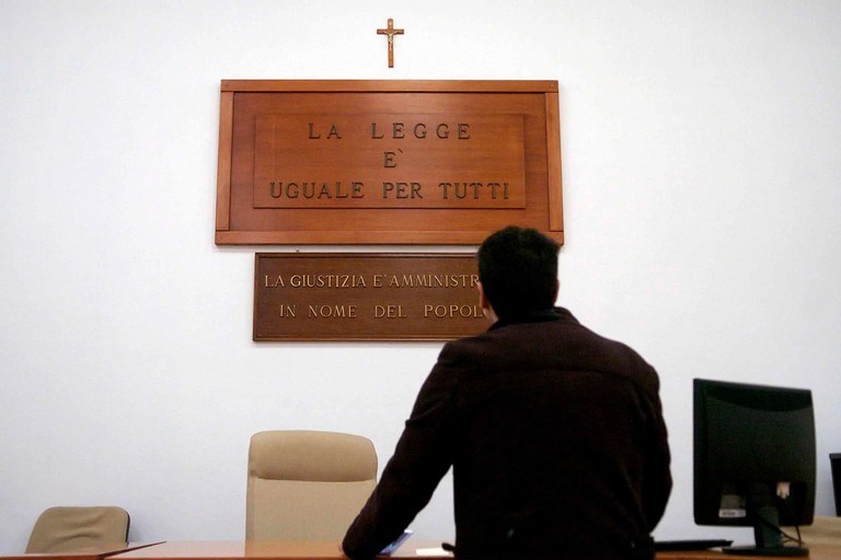 Un'aula di Tribunale