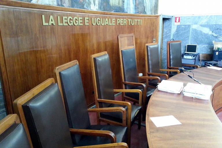 Un'aula del Tribunale