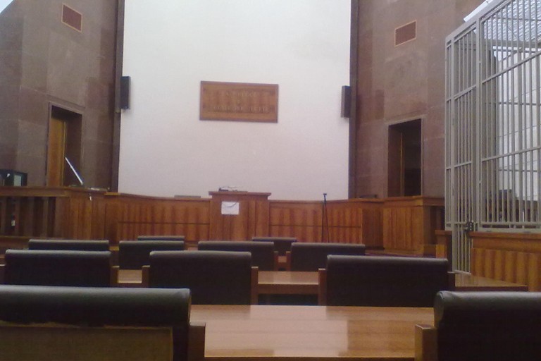 Un'aula del Tribunale
